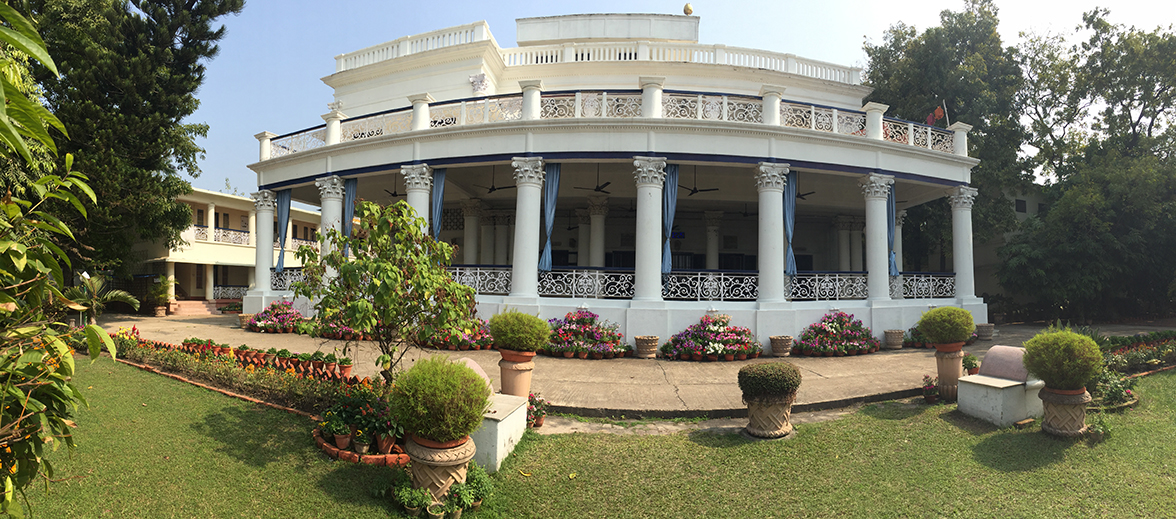 Edificio central en el ashram de Dakshineswar